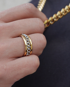 Anillo Panter Golden y Plateado - comprar online