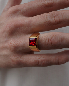 Anillo Versalles Gold Rojo - comprar online