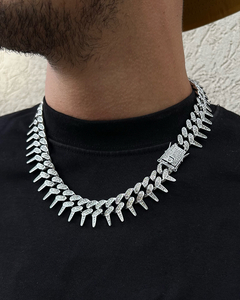 Collar Wayne Ice Silver - comprar online