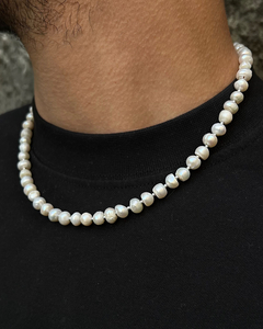 Collar Perlas Cancun Silver