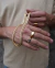 Combo Anillos Minimal Golden en internet