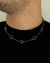 Collar Lucky Black Silver - comprar online