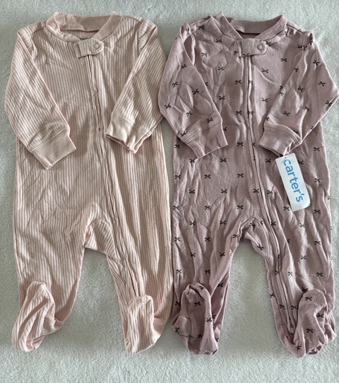 Kit 2 Macacao Rose Carters