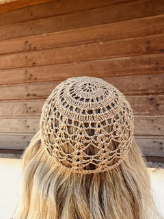 Imagem do TOUCA CROCHET MEDIT (OURO VELHO)