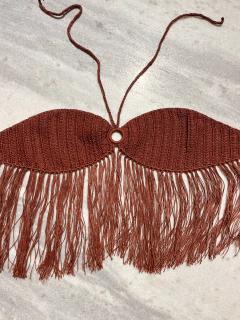 TOP FRANJA HALO SOLAR (TERRACOTA) - Mandie