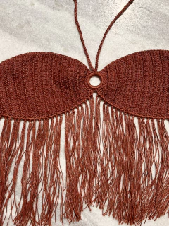 TOP FRANJA HALO SOLAR (TERRACOTA)