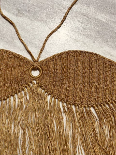 TOP FRANJA HALO SOLAR (DOURADO) na internet