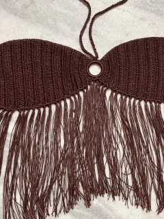 Imagem do TOP FRANJA HALO SOLAR (CAFÉ TORRADO)