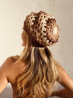 BOINA CROCHET CAATINGA BUHO