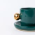 Jogo Xícara Lina com Ouro ESMERALDA 2 Peças - Maro Antunes