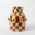 Vaso Stella Xadrez MARROM - comprar online
