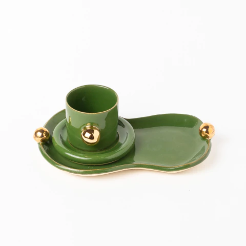 Conjunto Bandeja Donna Mini com Xícara Lina - comprar online