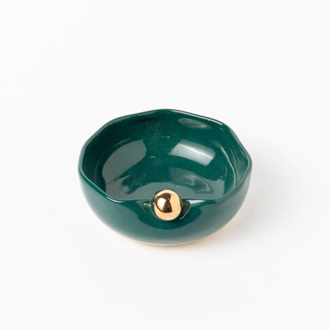 Bowl Nina Mini com Ouro ESMERALDA