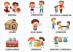 COMBO AGENDA SEMANAL MAGNETICA CON 72 PICTOGRAMAS + ACTIVIDADES NIVEL INICIAL - comprar online