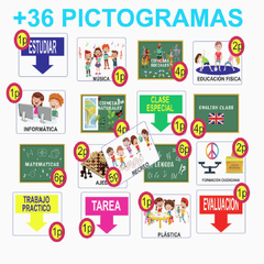 AGENDA VISUAL SEMANAL CON 132 PICTOGRAMAS DE ACTIVIDADES COTIDIANAS, ESCOLARES Y RUTINAS