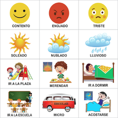 Imagen de AGENDA VISUAL DIARIA MAGNETICA CON PICTOGRAMAS