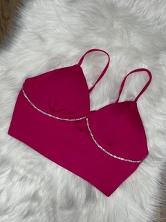 CROPPED ALFAIATARIA STRASS - comprar online