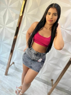 CROPPED REGATA ESTAMPADO FEMININO PLANET GIRLS