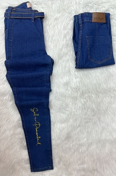 CALÇA JEANS SAL E PIMENTA LETREIRO