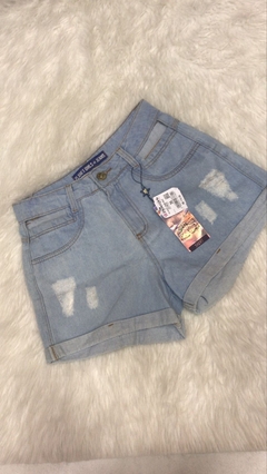 SHORTS JEANS PLANET GIRLS COM ABERTURA
