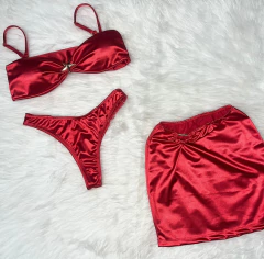 BIQUÍNI COM ALÇA REMOVÍVEL + SAIA - comprar online