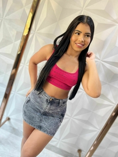 CROPPED REGATA ESTAMPADO FEMININO PLANET GIRLS - comprar online