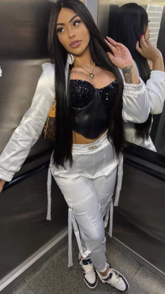 CONJUNTO BLUSA E CALÇA BOMBER NOHA - comprar online