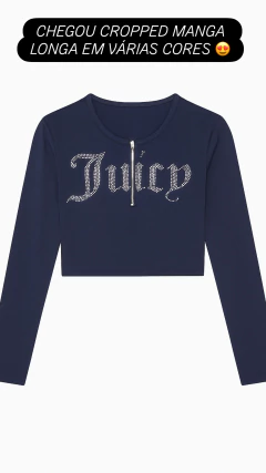 CROPPED MANGA LONGA JUICY - comprar online