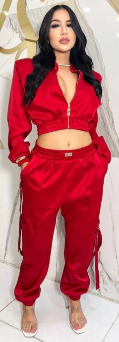 CONJUNTO BLUSA E CALÇA BOMBER NOHA na internet