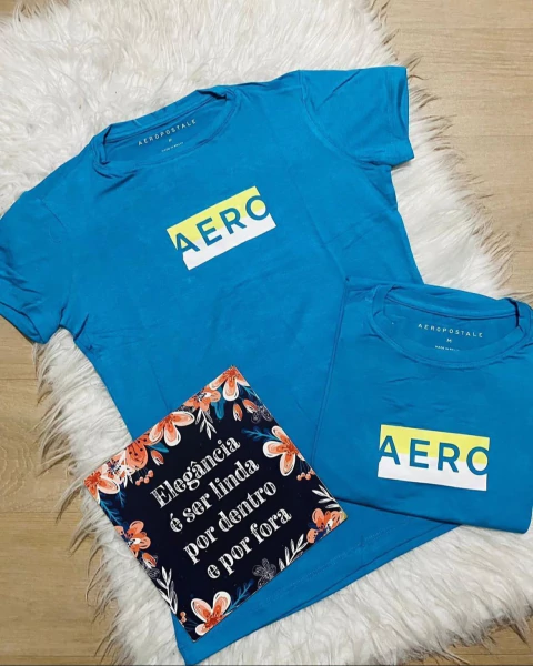 CAMISETA AEROPOSTALE COM AVARIAS