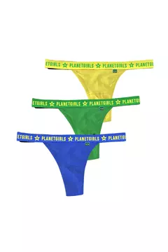 CALCINHA BRASIL FIO DUPLO PLANET GIRLS