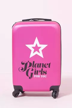 MALA DE VIAGEM ALÇA REGULÁVEL PLANET GIRLS ROSA MÉDIO UN