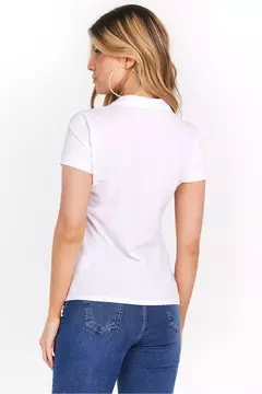 POLO FEMININA PIQUET 1997 PLANET GIRLS BRANCO - comprar online
