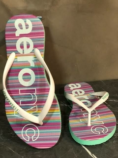 CHINELO AEROPOSTALE LISTRADO COLORS
