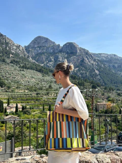 Maxi Bolso estampado Gnoli - FRANCA Arts & Crafts