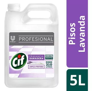 Limpia Pisos Liquido Cif Lavanda bidon 5lts Unilever Profesional