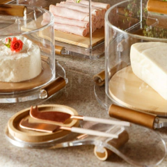 Apoio para utensílios de servir - Bambu