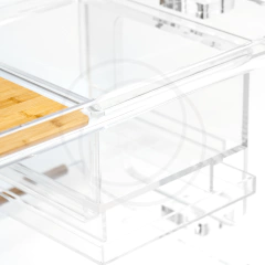 CARRINHO DE SERVIÇO COM OMBRELONE MOCHA - BAMBU na internet