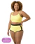 Shortpant em Viscolycra- Yellow Pin-up - comprar online