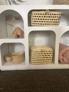Canasto con tapa 26 x 26 x 20 cm alto - comprar online