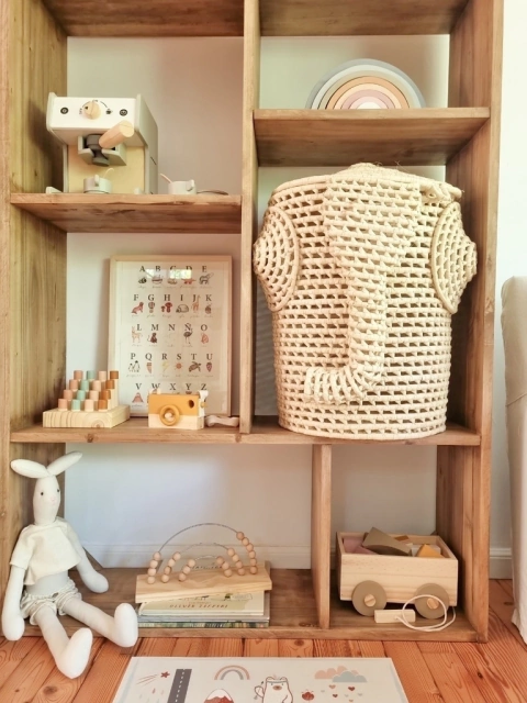 Canasto con tapa elefante alto