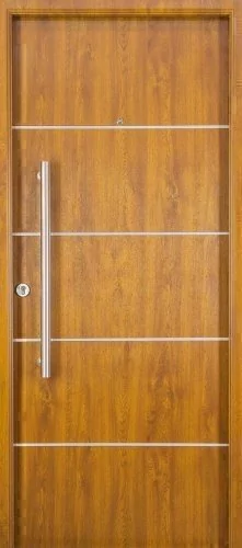 Puerta Simil Madera Libre De Mantenimiento 90x2.00