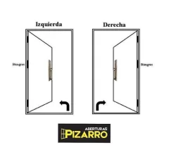 Puerta Inyectada Pintura Epoxi 90x2.00 en internet