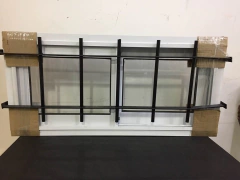 Ventana Aluminio Con Rejas 0.80 ancho x 0.40 alto