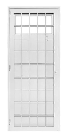 Puerta Chapa Con Puerta Reja Incorporada