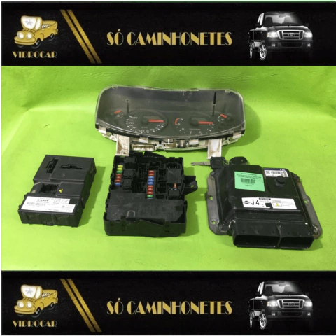 KIT CODE FRONTIER SEL MEC 2.5 2014 (PAINEL INSTRUMENTO FRONTIER SEL KM 220) (MODULO INJEÇÃO FRONTIER SEL-MB2757002191) (CAIXA FUSIVEL FRONTIER SEL-284B7EB03D) (MODULO CONFORTO FRONTIER SEL-284B2EB72B)