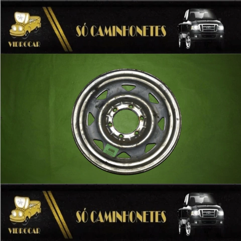 Roda ferro frontier japonesa aro 16 6 furos