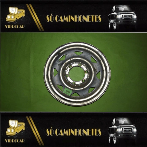 Roda ferro frontier japonesa aro 16 6 furos