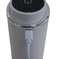 Dispensador Portátil De Bidones Bomba Automática Usb Blanco