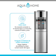 Dispenser Bidón Agua Fria/caliente C/heladera Color Gris Gris - comprar online